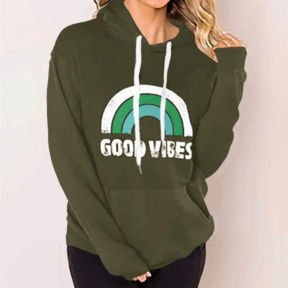Oversized Good Vibes Hoodie